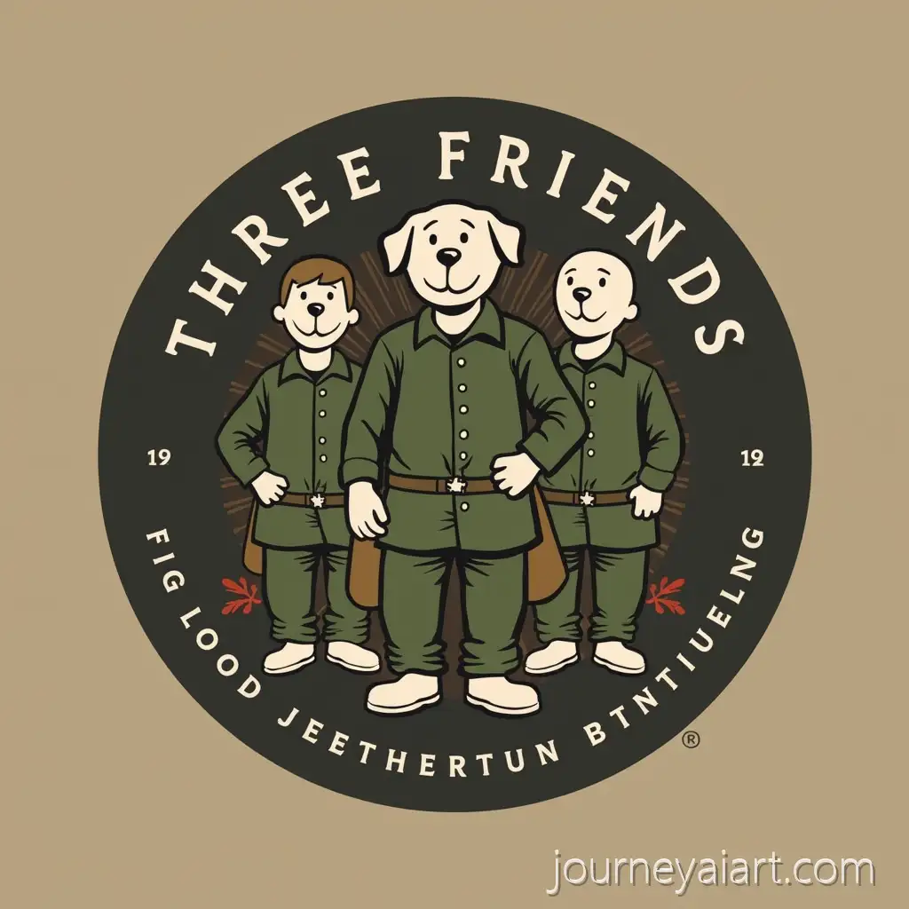 Three-Soldiers-Logo-Design-with-GRIZ-Text-in-Relaxed-Font