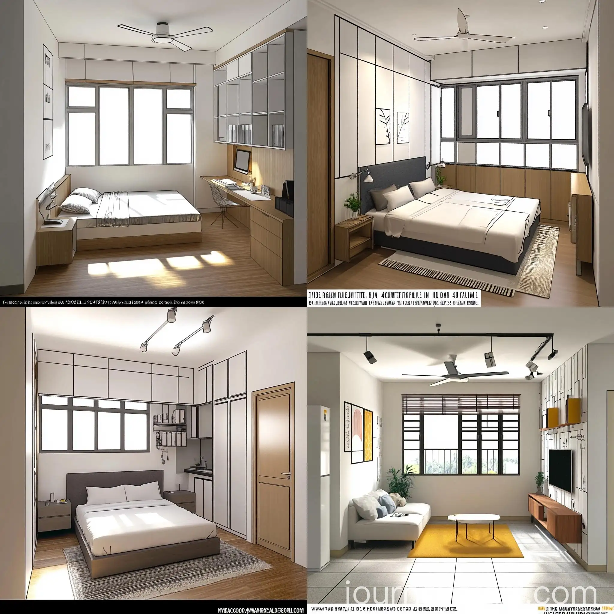3D-Render-of-Singapore-4-Room-HDB-Flat