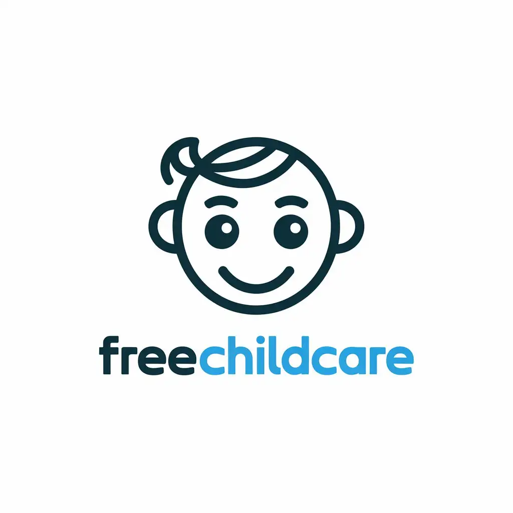 LOGO Design for Freechildcare Vector Design with Text and Symbol for Retail Industry