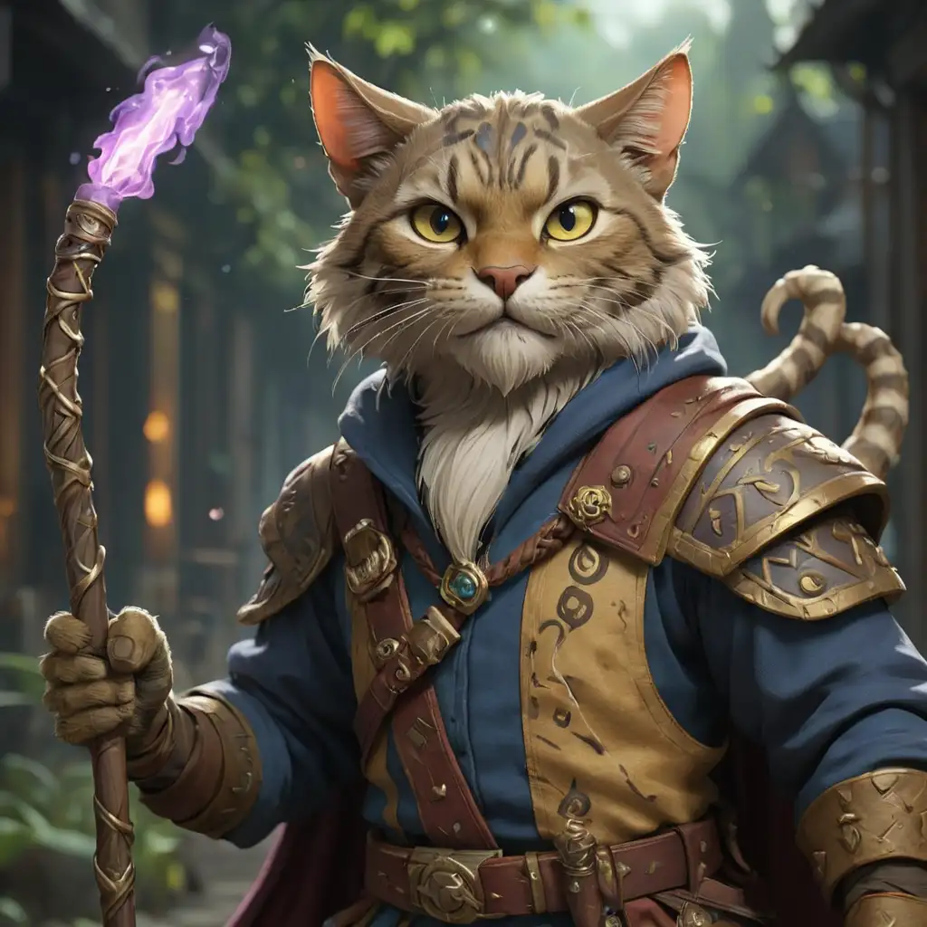 Tabaxi-Wizard-Summoning-Magic-on-a-Battlefield