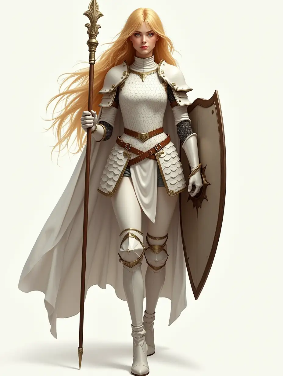 Young-Female-Paladin-in-White-Scale-Mail-Armor-with-Golden-Hair-and-Shield