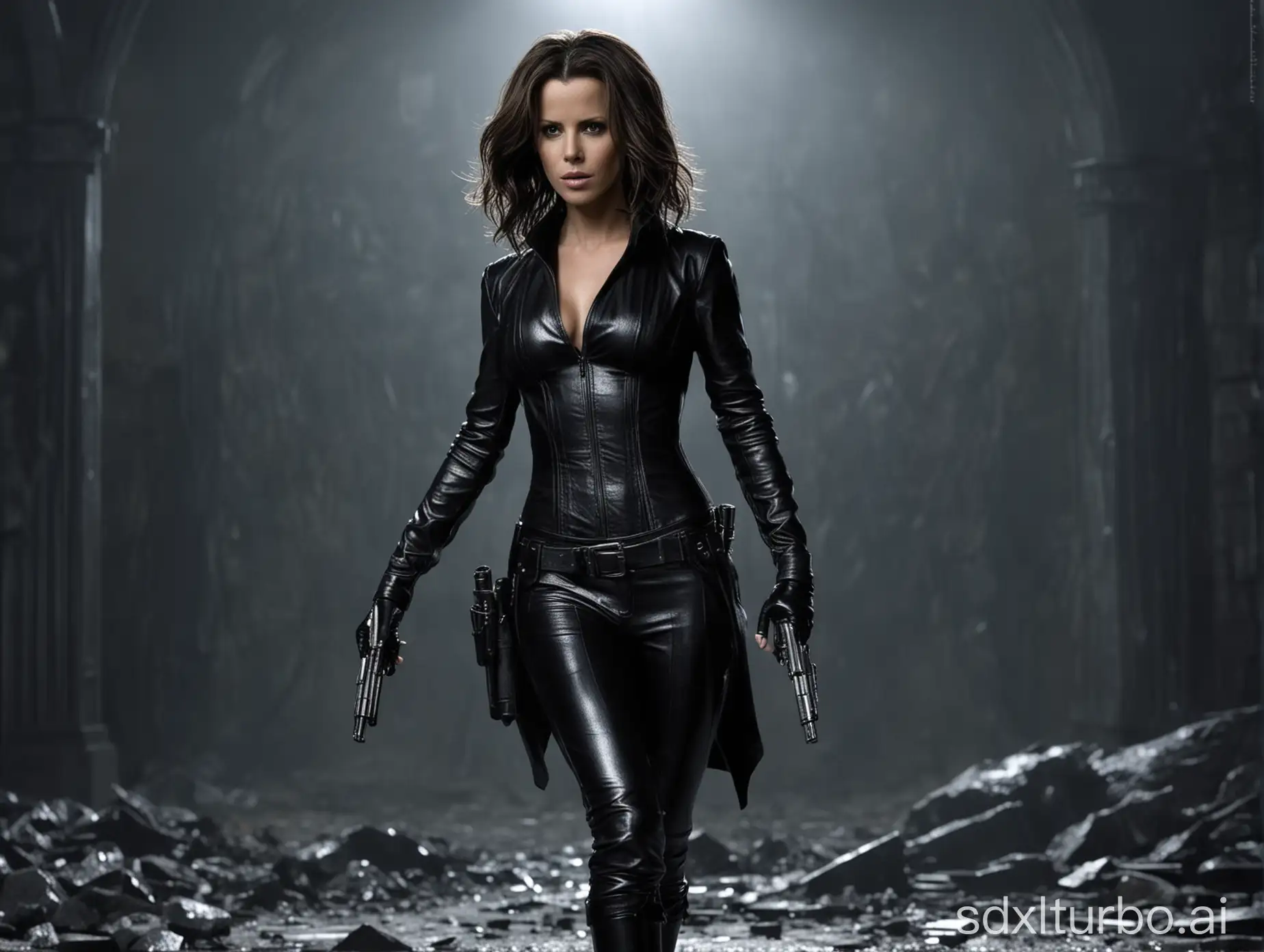 Kate-Beckinsale-Underworld-Outfit-Standing-Whole-Body