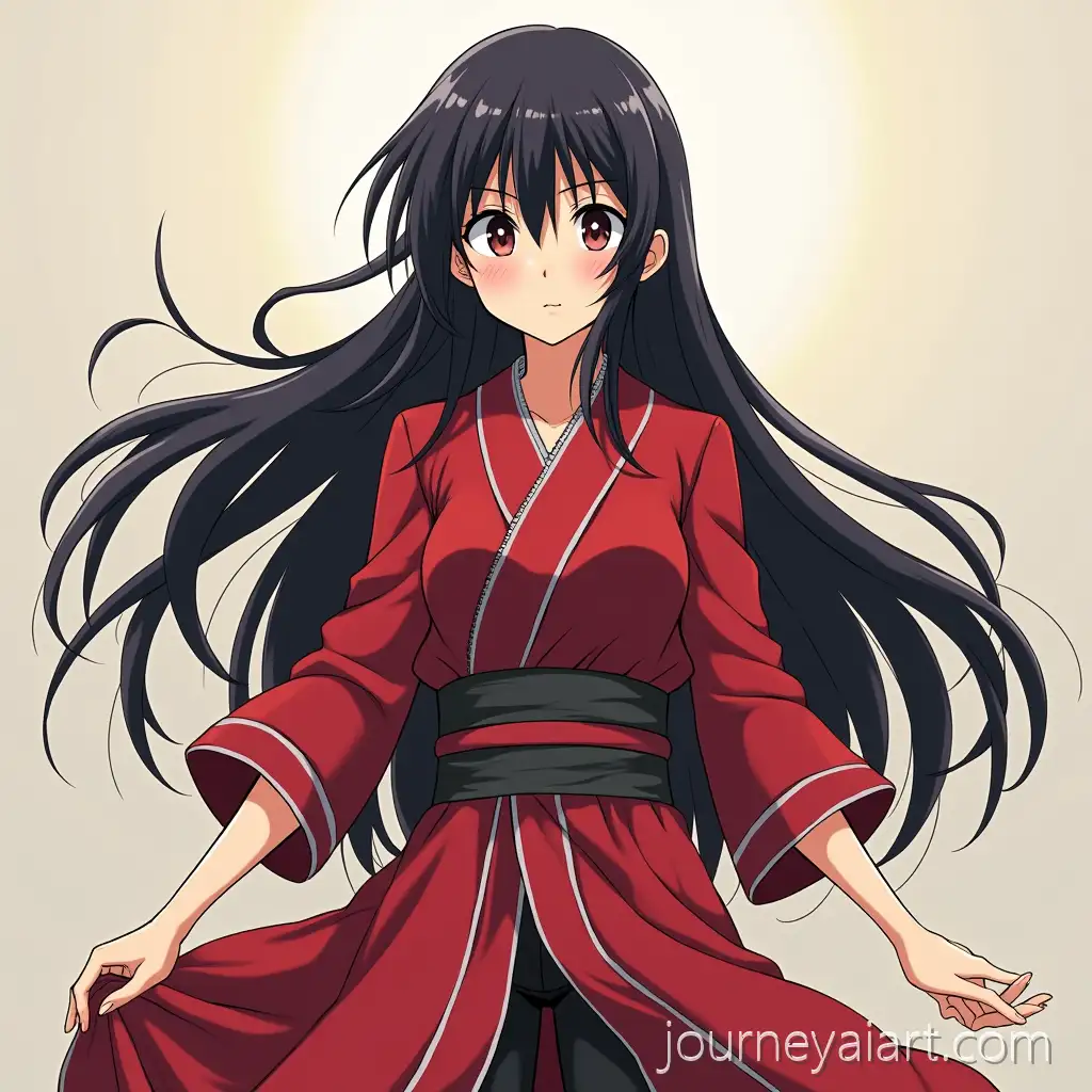 FullLength-Anime-Illustration-of-Mikasa-in-Action-Pose