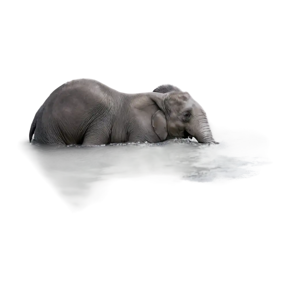 Swimming-Elephant-PNG-Image-Majestic-Aquatic-Wildlife-Artwork