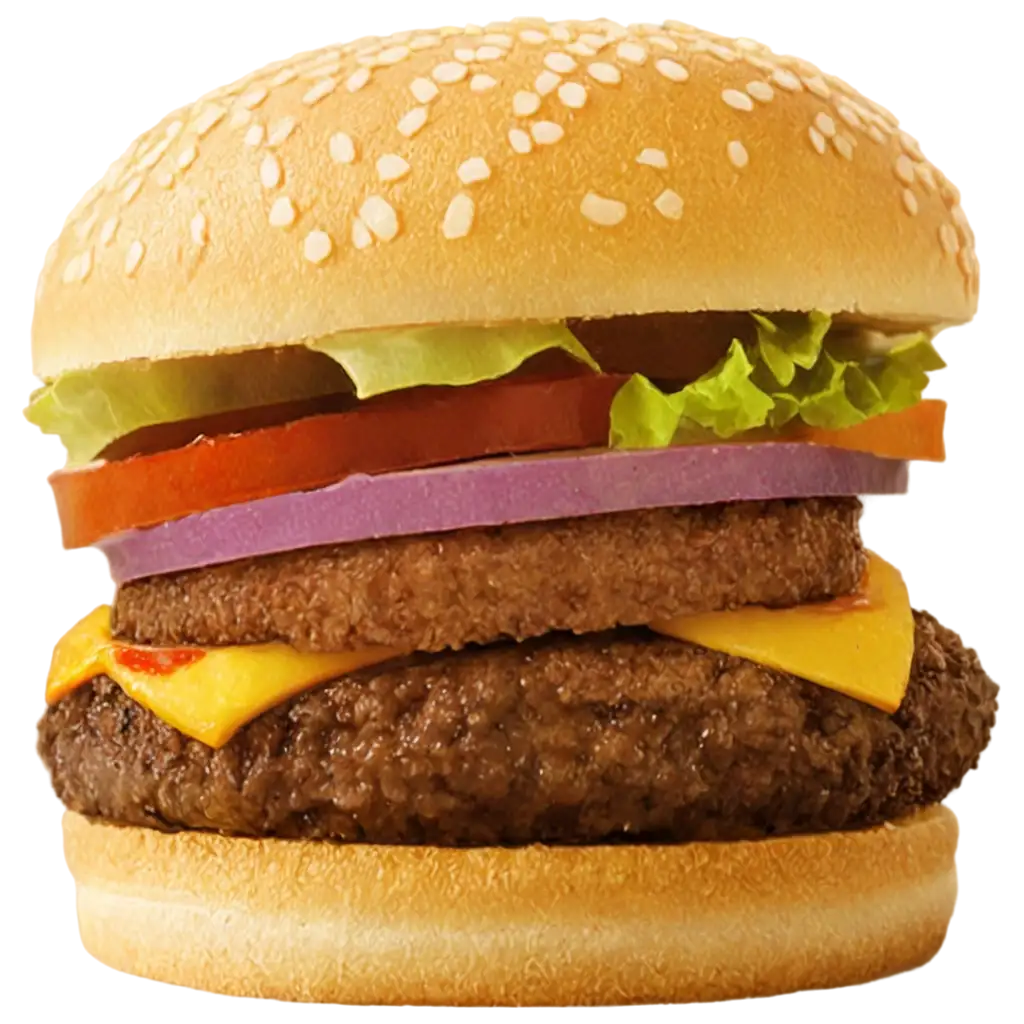 Delicious-Burger-PNG-Image-HighQuality-Visuals-for-Appetizing-Presentations