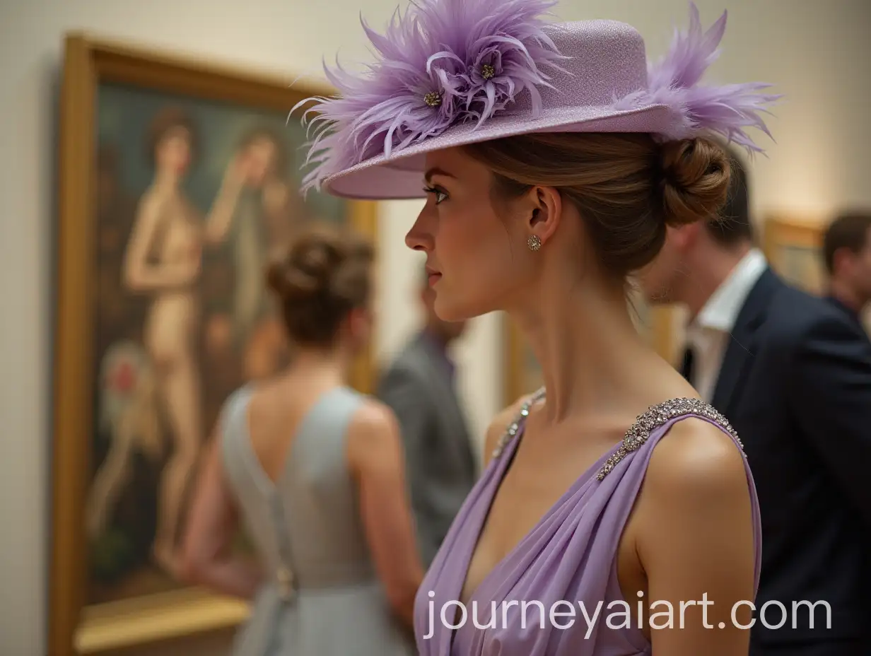 Young-Hungarian-Countess-at-a-Cubist-Art-Exhibition