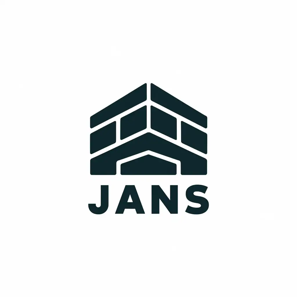 LOGO-Design-For-Jans-ThreeDimensional-Warehouse-Symbol-in-Construction-Industry