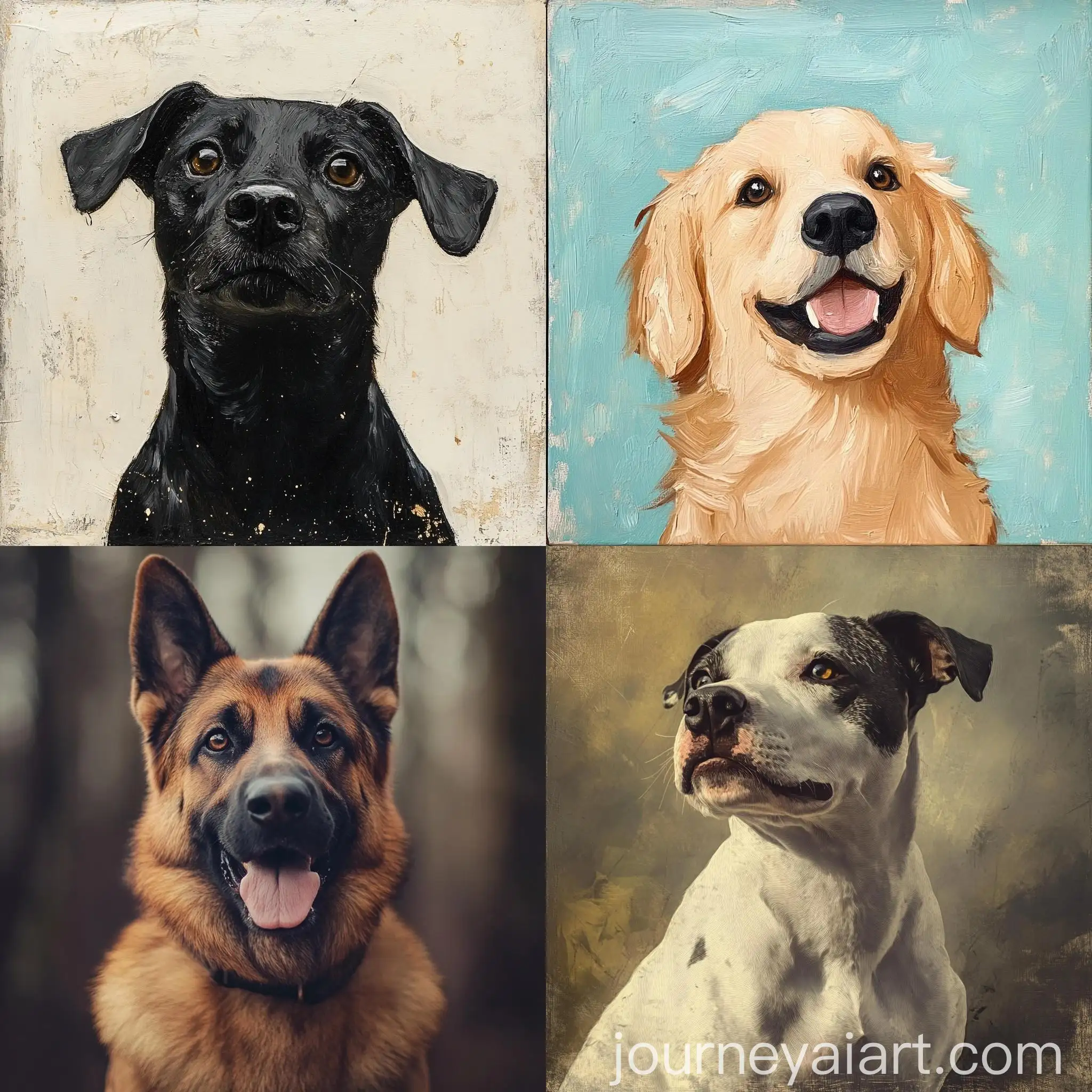 Playful-Labrador-Retrievers-Chasing-Frisbees-in-Sunny-Park