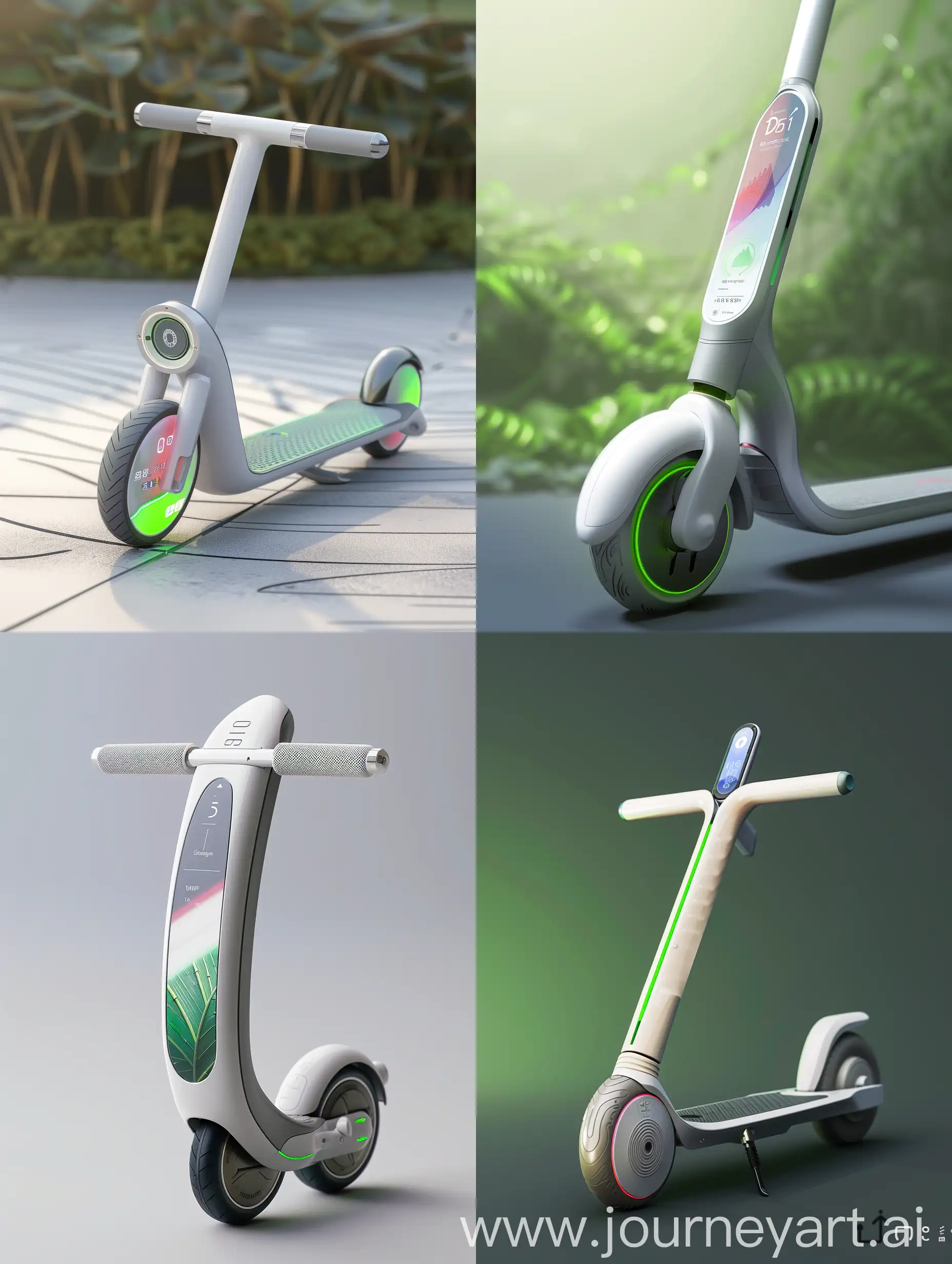 Futuristic-Foldable-BambooInspired-Electric-Scooter-Design