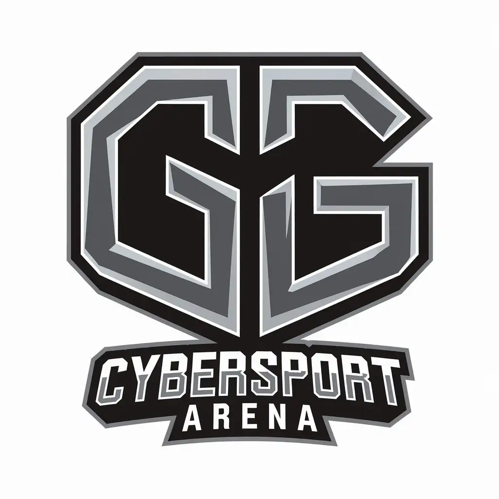 LOGO-Design-for-Cybersport-Arena-GG-Symbol-with-Vector-Aesthetics-and-Clear-Background