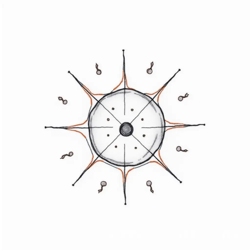 Detailed-Illustration-of-a-Nerve-Cell-with-Six-Axons-at-60-Degrees