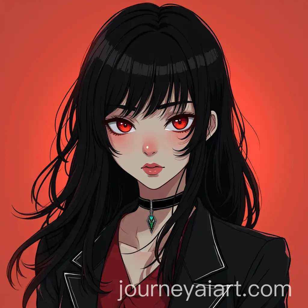BlackHaired-Girl-in-Helltaker-Style