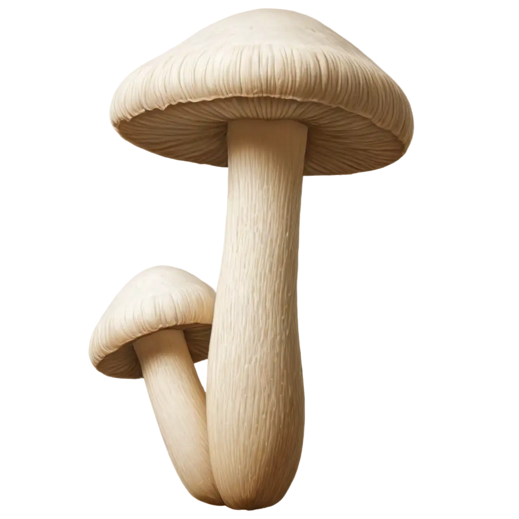 Giant-White-Mushroom-PNG-Ethereal-Fungi-Captured-in-HighResolution-Clarity