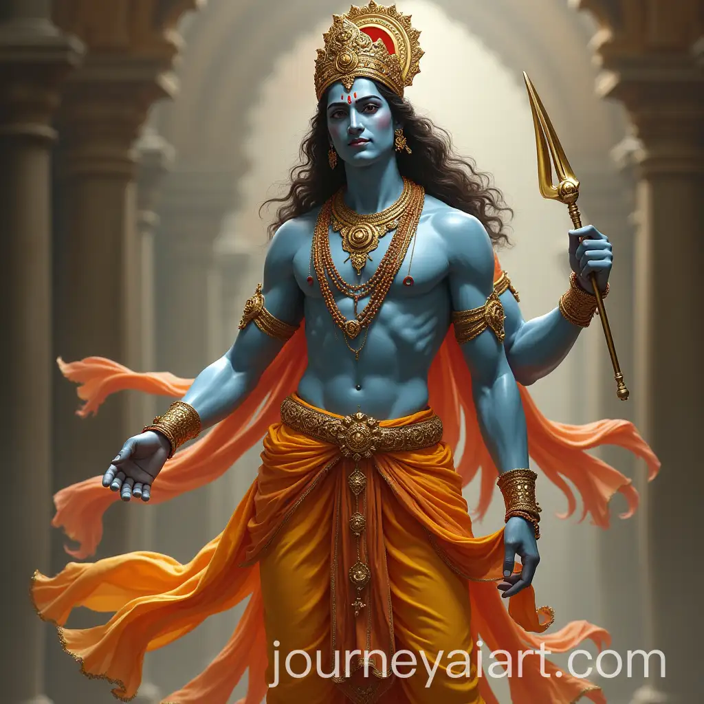 Lord-Krishna-Statue-in-Devotional-Pose