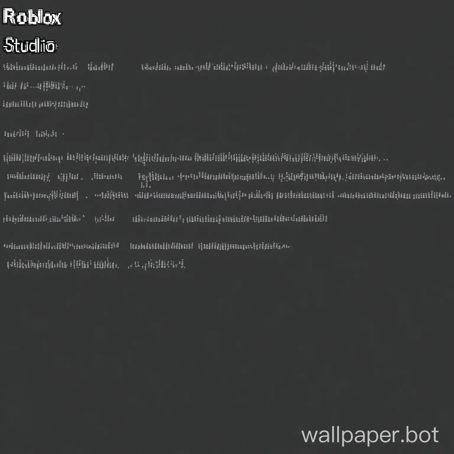 Roblox studio script