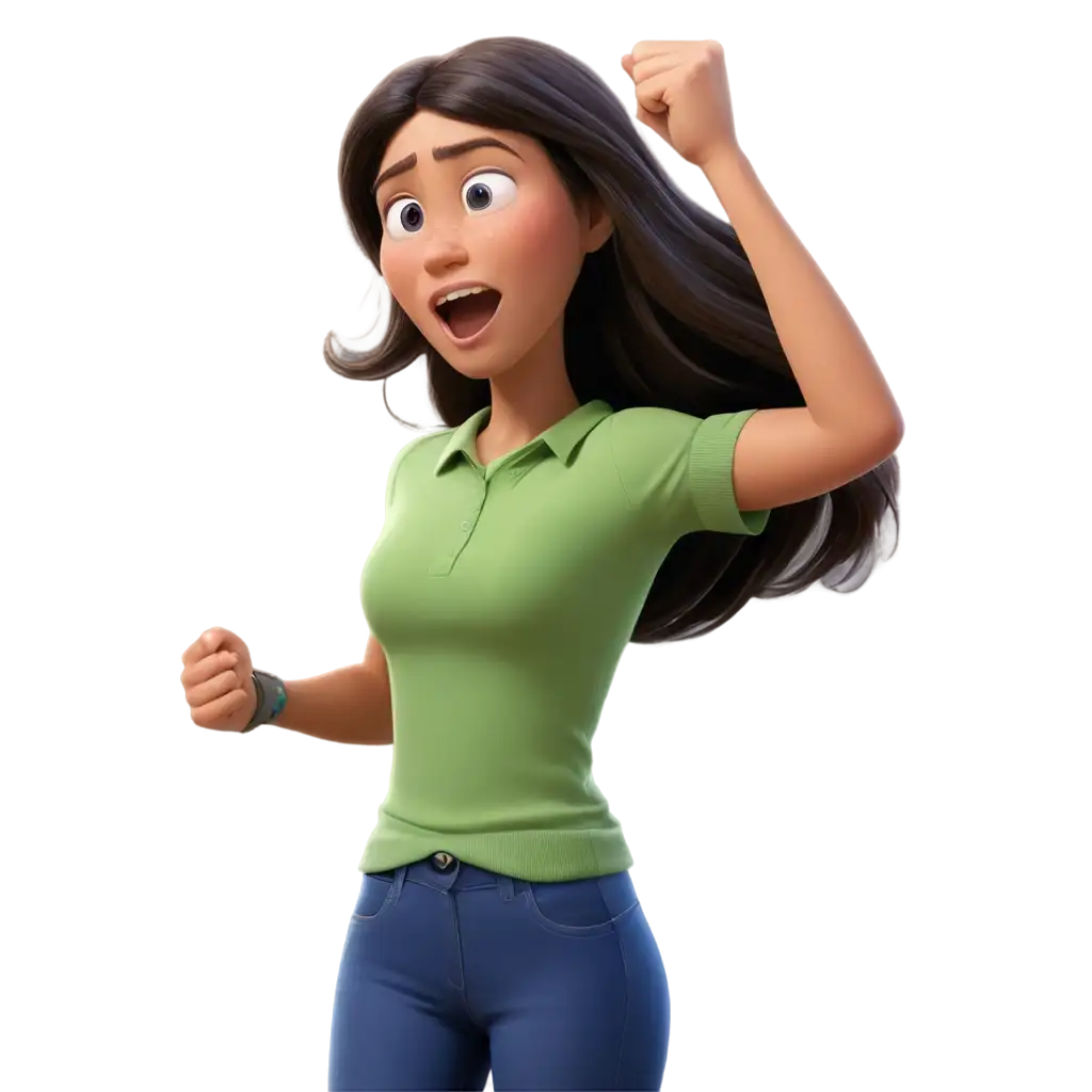 HighQuality-PNG-Image-of-a-Woman-in-HD-Pixar-Character-Crying-and-Running-to-Catch-Money