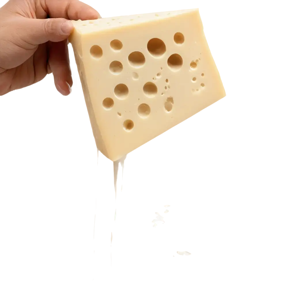 HighQuality-PNG-Image-of-a-Standing-Slice-of-Swiss-Cheese