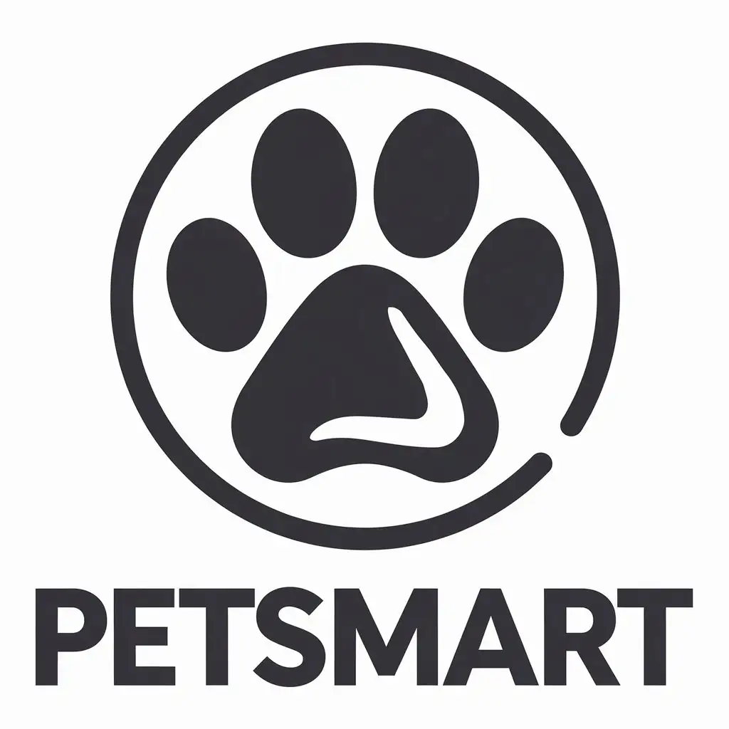 LOGO Design for PetSmart Vector Design with Pet Symbol for Animals and Pets Industry