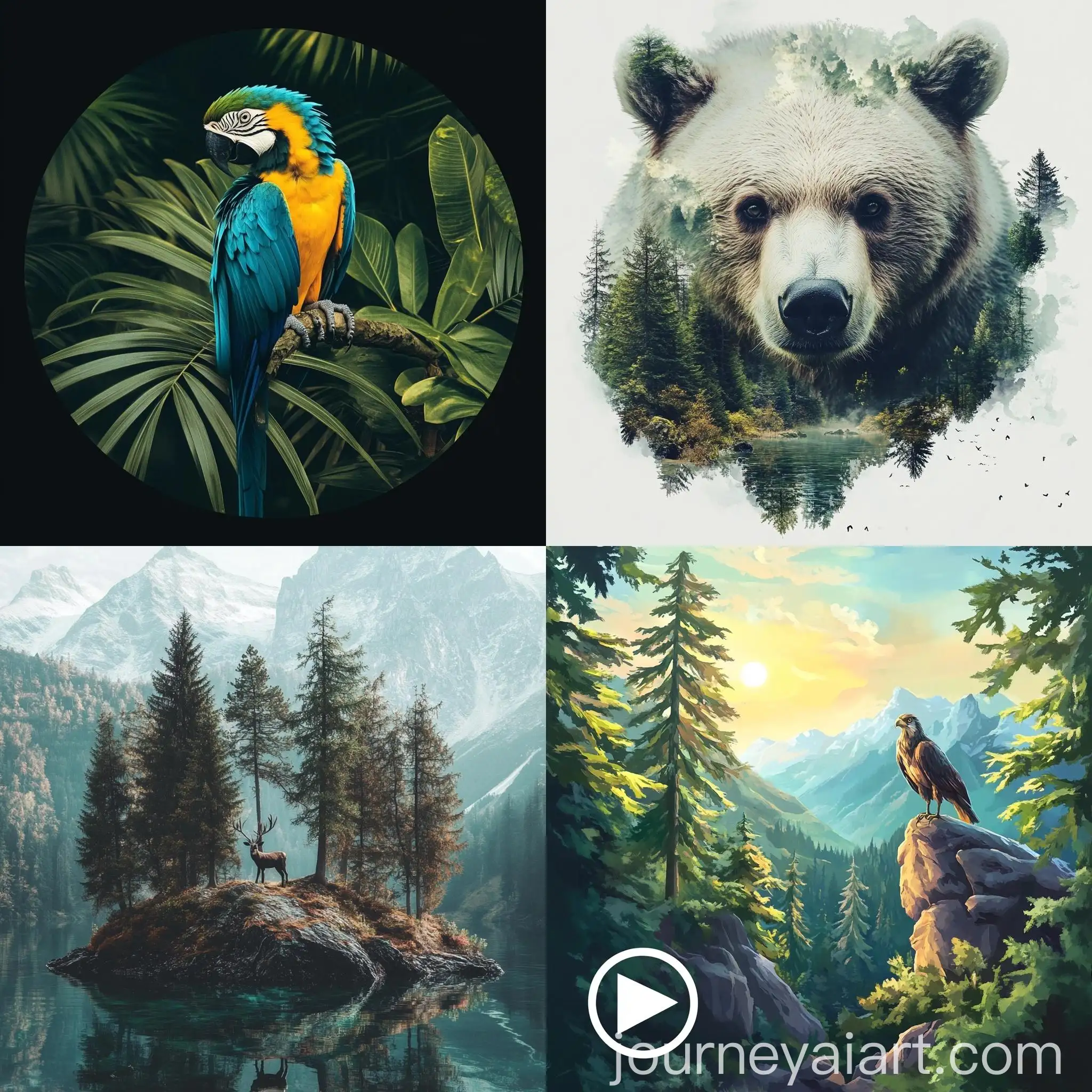 Nature-Aesthetic-YouTube-Profile-Picture-for-Wild-Wonders-Channel