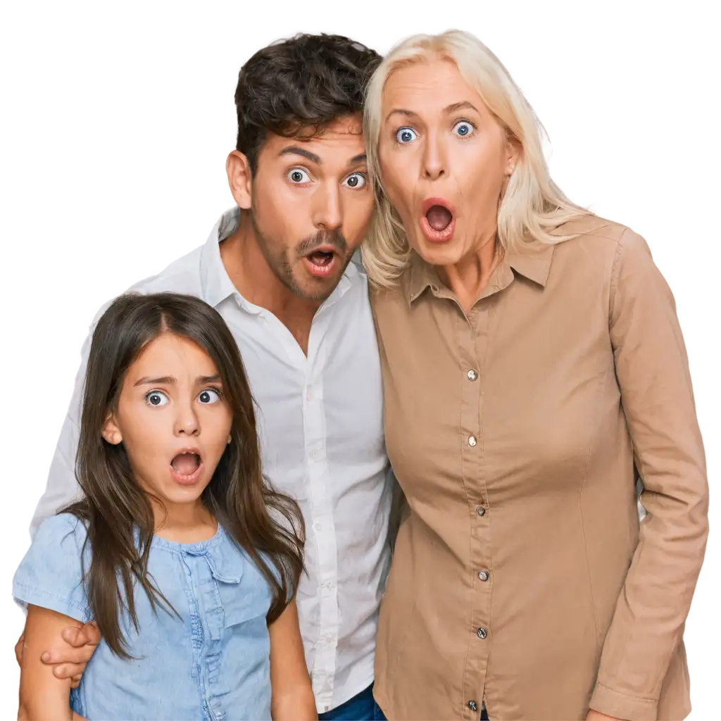 Family-Shocked-PNG-Image-HighQuality-Transparent-Artwork-for-Versatile-Uses