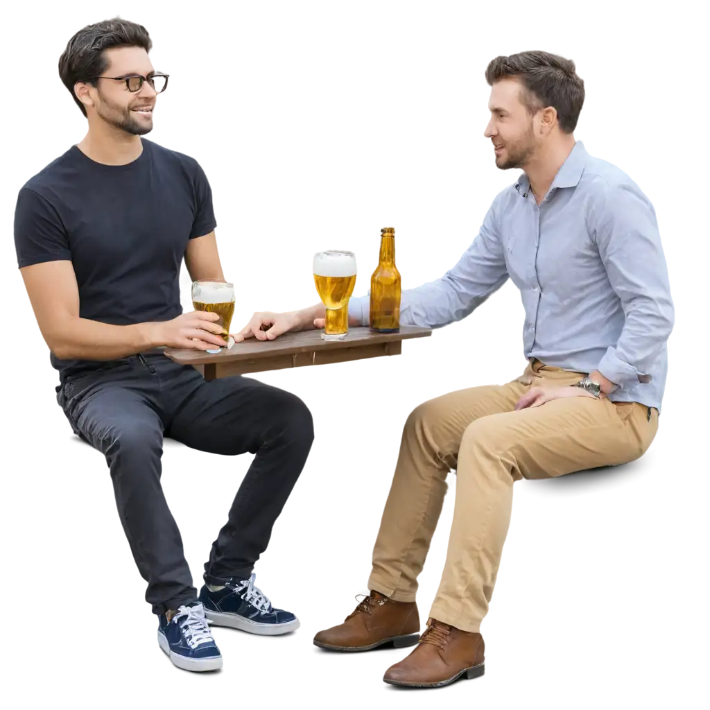 PNG-Image-of-Friends-Enjoying-Beer-Authentic-Moments-Captured-in-High-Quality