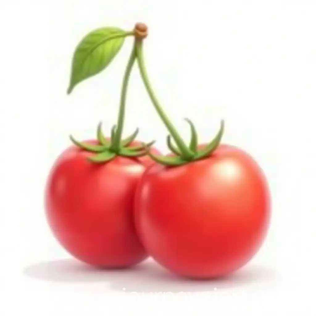 AI-Image-Prompt-ExpansionAnimated-Cartoon-of-Cherries-and-Tomatoes-on-White-Background