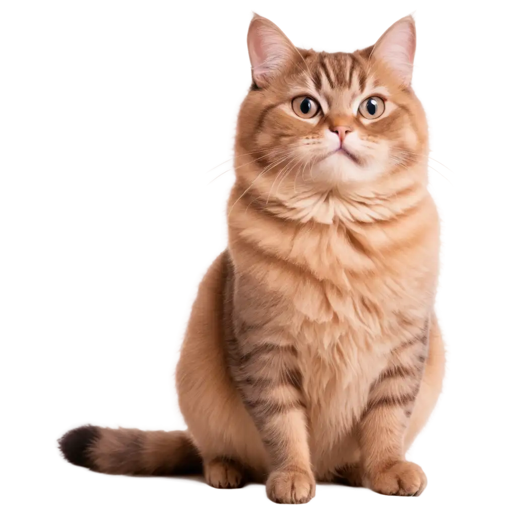 Cute-Chubby-Cat-PNG-Image-Adorable-Feline-Illustration-for-Various-Uses