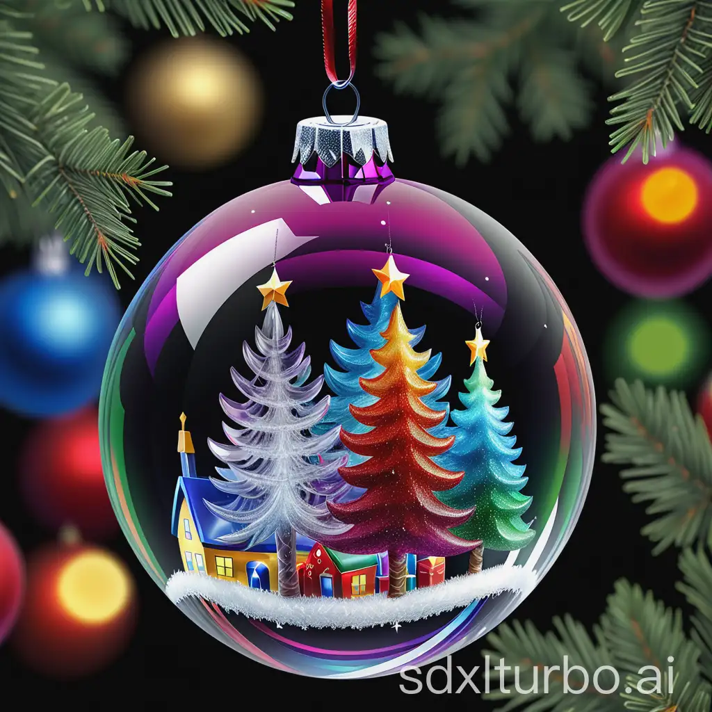 Crystal-Christmas-Ball-with-Vibrant-Holiday-Scene-Inside