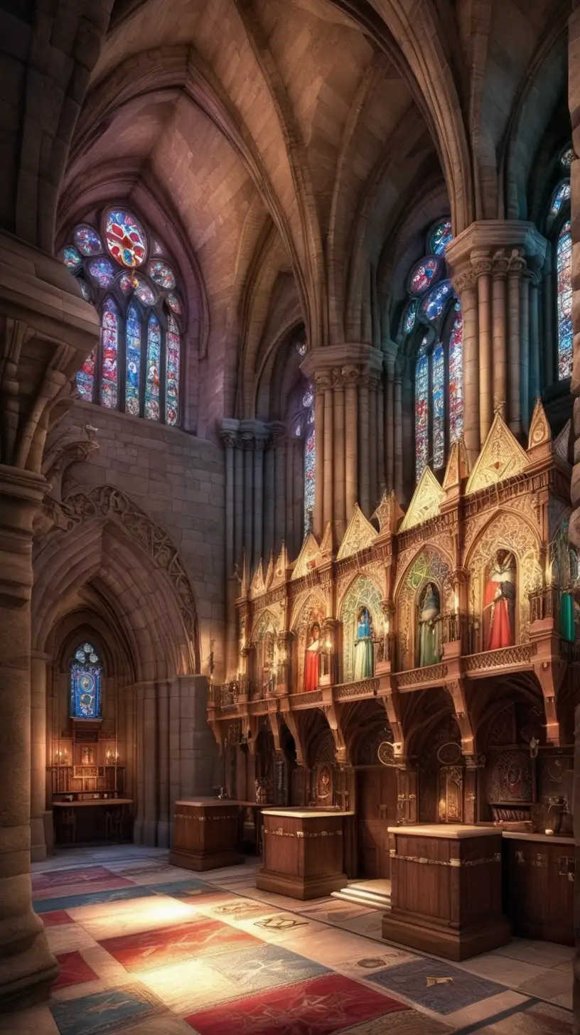 Mystery of the Templar Cathedral Ornate Decorations and Hidden Vaults