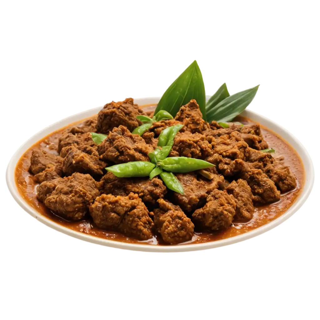 Rendang-Padang-PNG-Image-HighQuality-Representation-of-Traditional-Indonesian-Cuisine