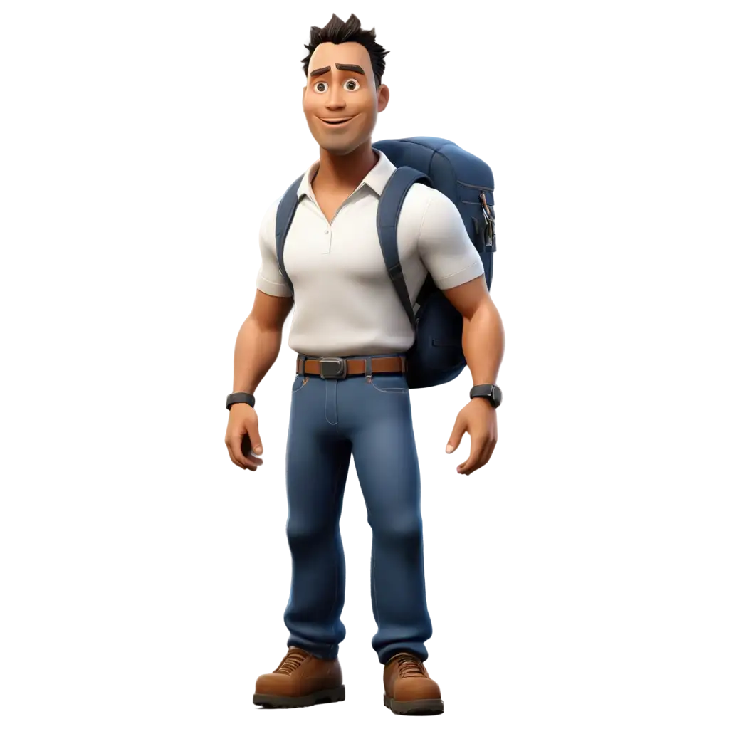 HighQuality-CartoonStyle-PNG-of-Dwayne-Johnson-in-Pixar-Disney-Style-with-3D-Rendering-and-Soft-Lighting