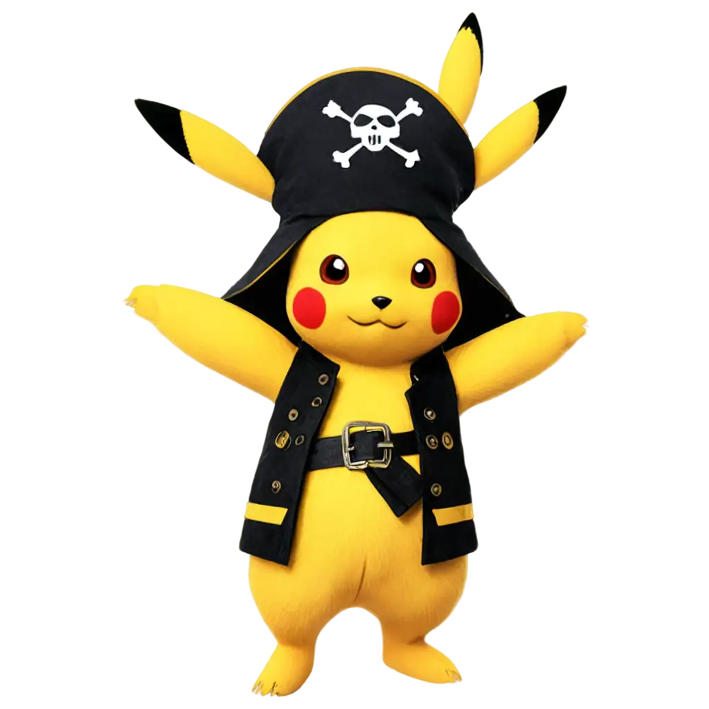 Pikachu as a pirate