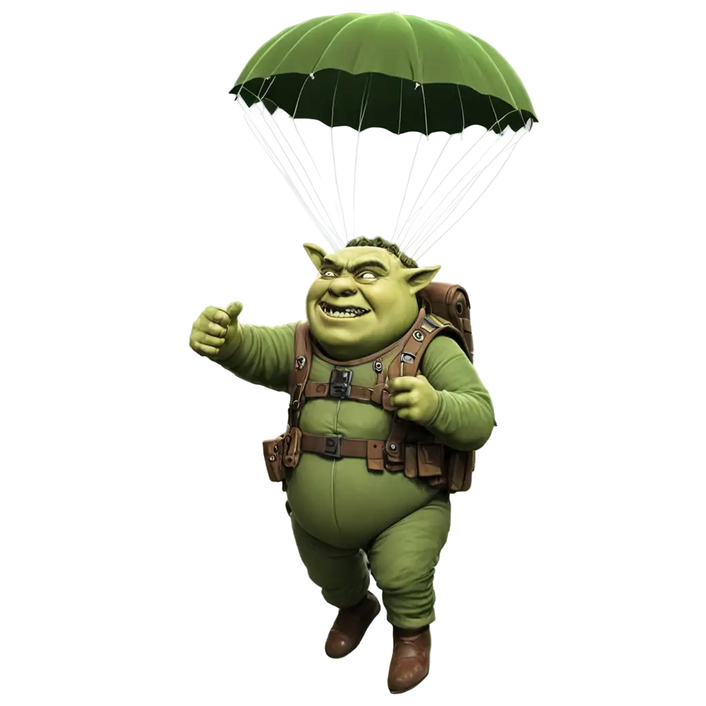 Green-Parachutist-Ogre-PNG-Image-Fantasy-Art-for-Creative-Projects