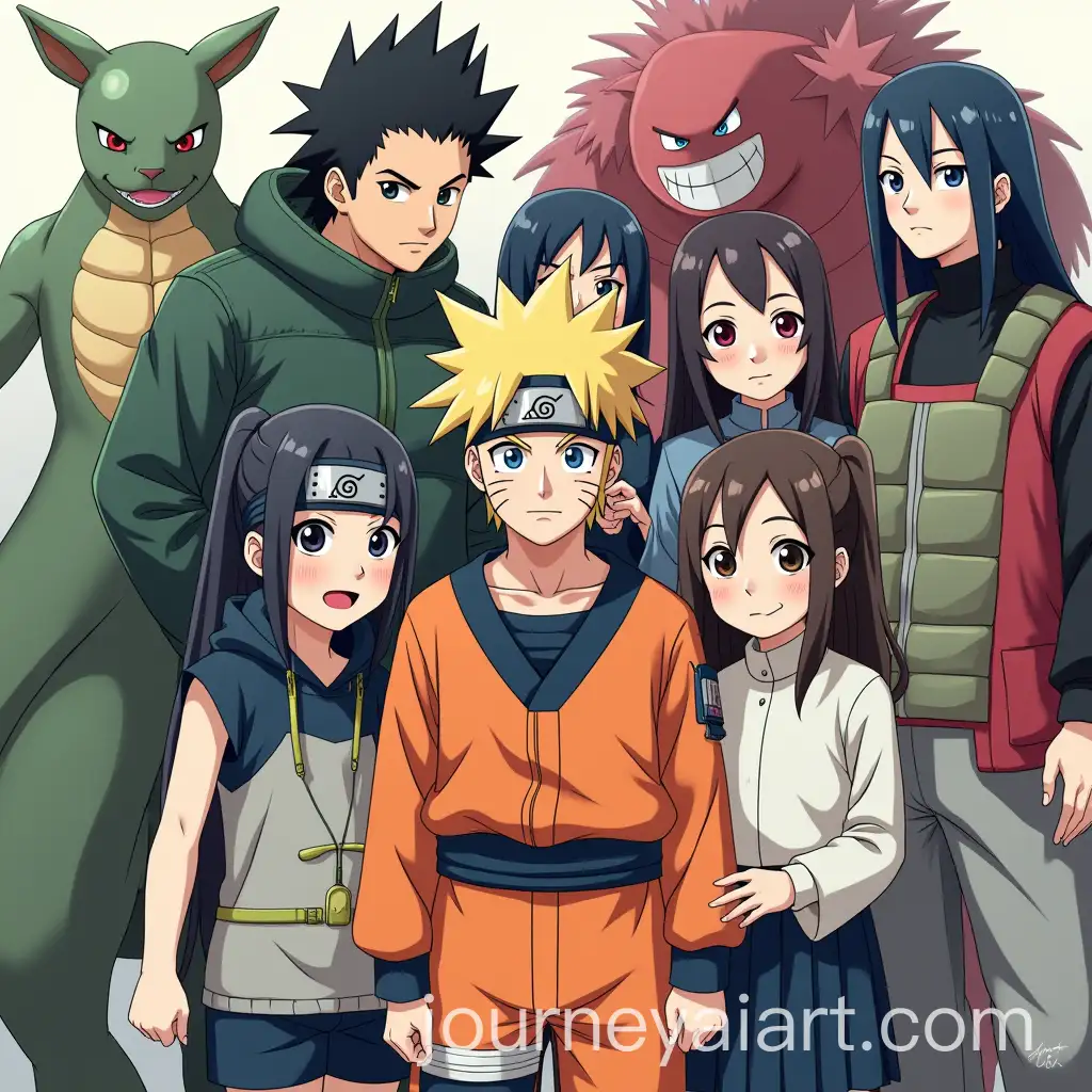 Anime-Heroes-Unite-Dragonball-Digimon-DanDaDan-Naruto-and-SoloLevering-Characters-Together