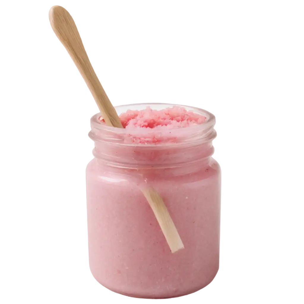 Pink-Body-Scrub-in-a-Jar-PNG-Image-for-Skincare-and-Wellness-Projects