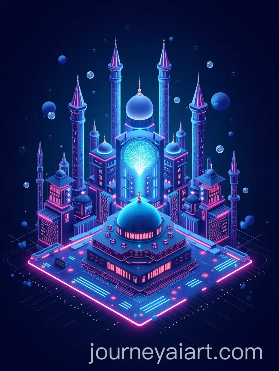 Futuristic-AI-Community-in-Ankara-Featuring-Iconic-Landmarks-and-Digital-Innovation