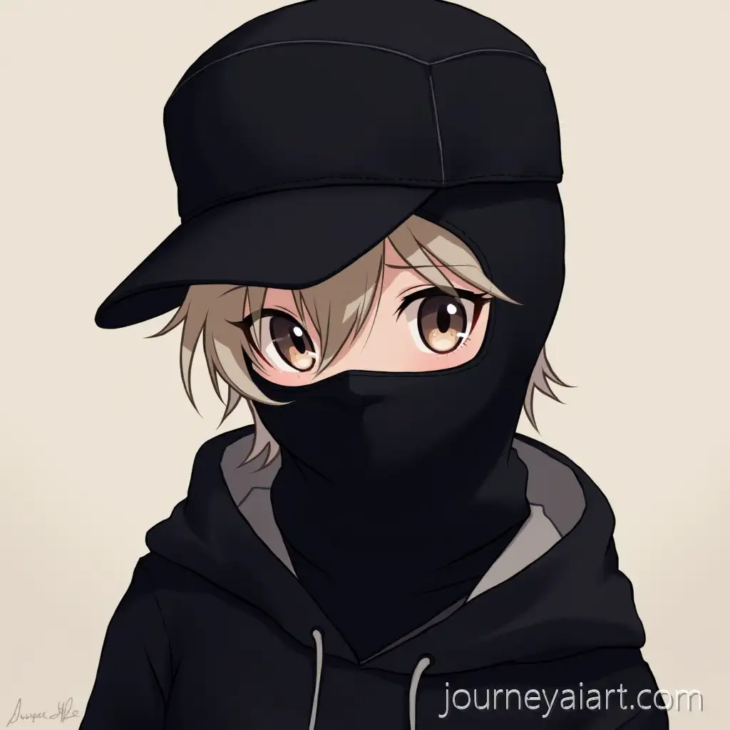 Femboy-in-Black-Balaclava-with-Anime-Style-and-Cap