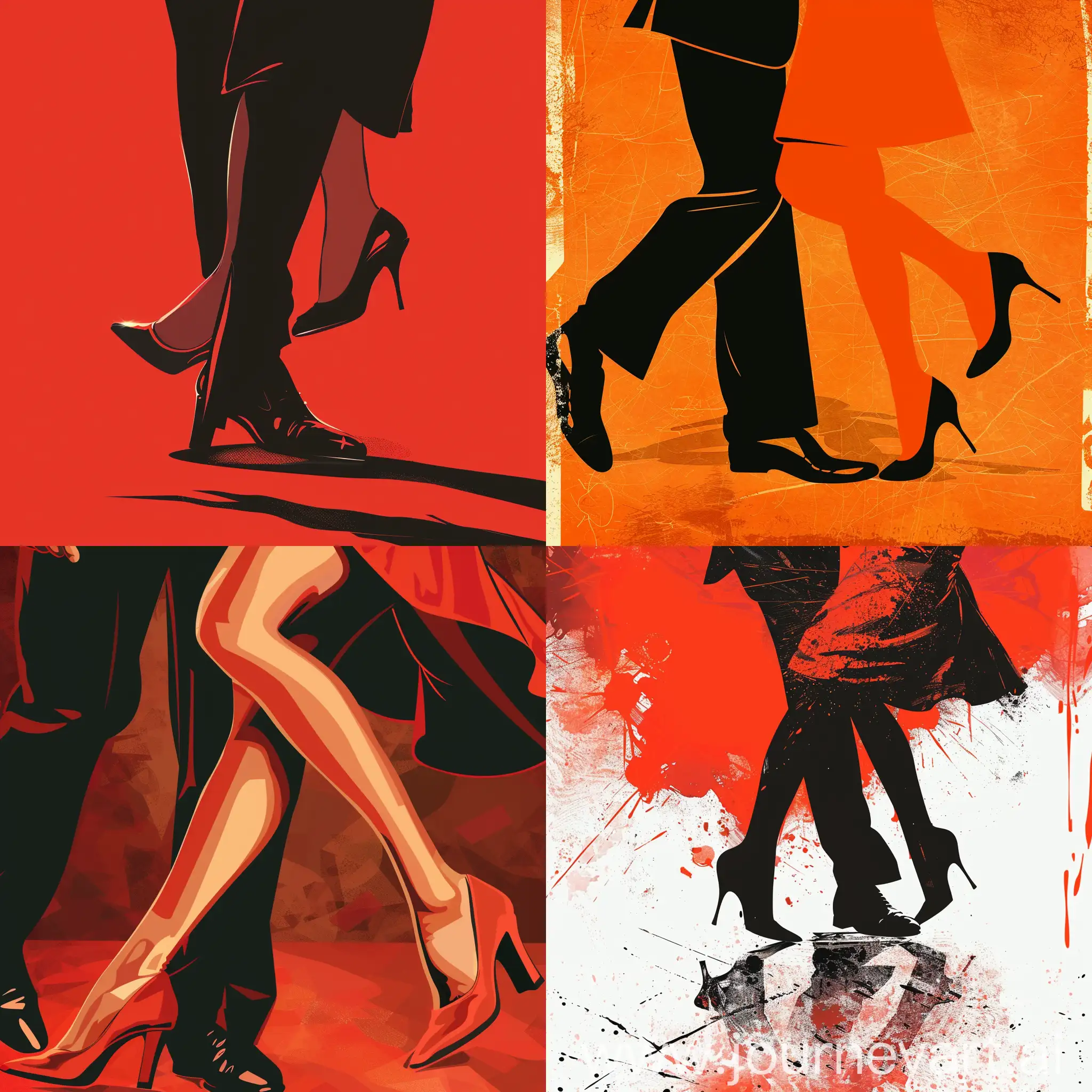 Elegant-Tango-Shoes-Advertising-Poster-Design