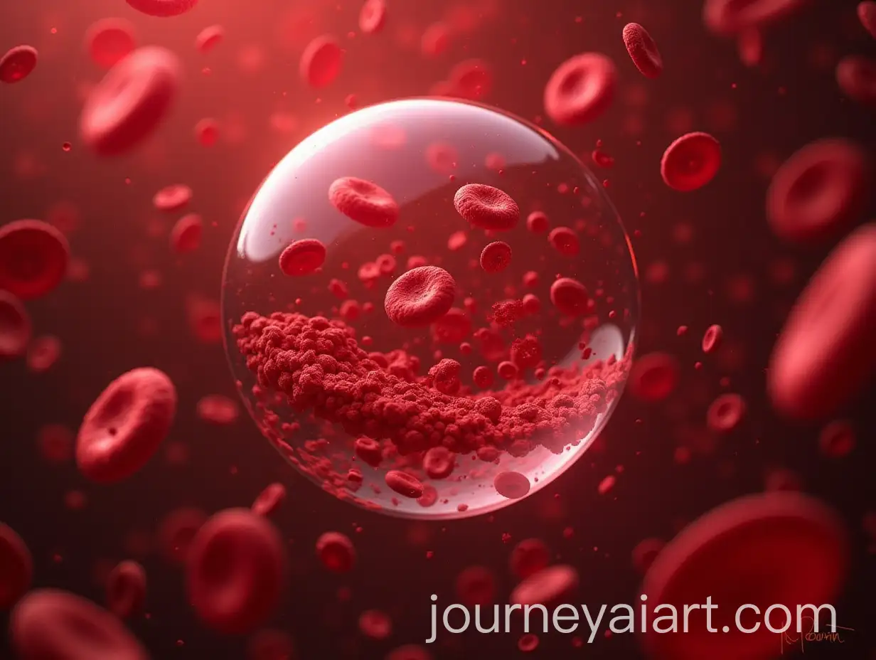 Red-Blood-Cells-Floating-Inside-a-Dream-Bubble