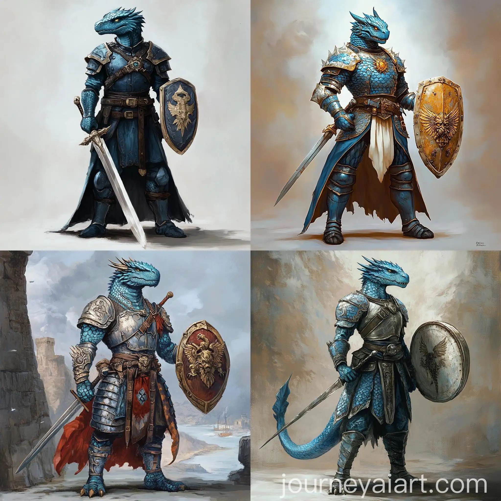 Dragonborn-Naval-Officer-in-Sky-Blue-Armor-with-Dragon-Emblem