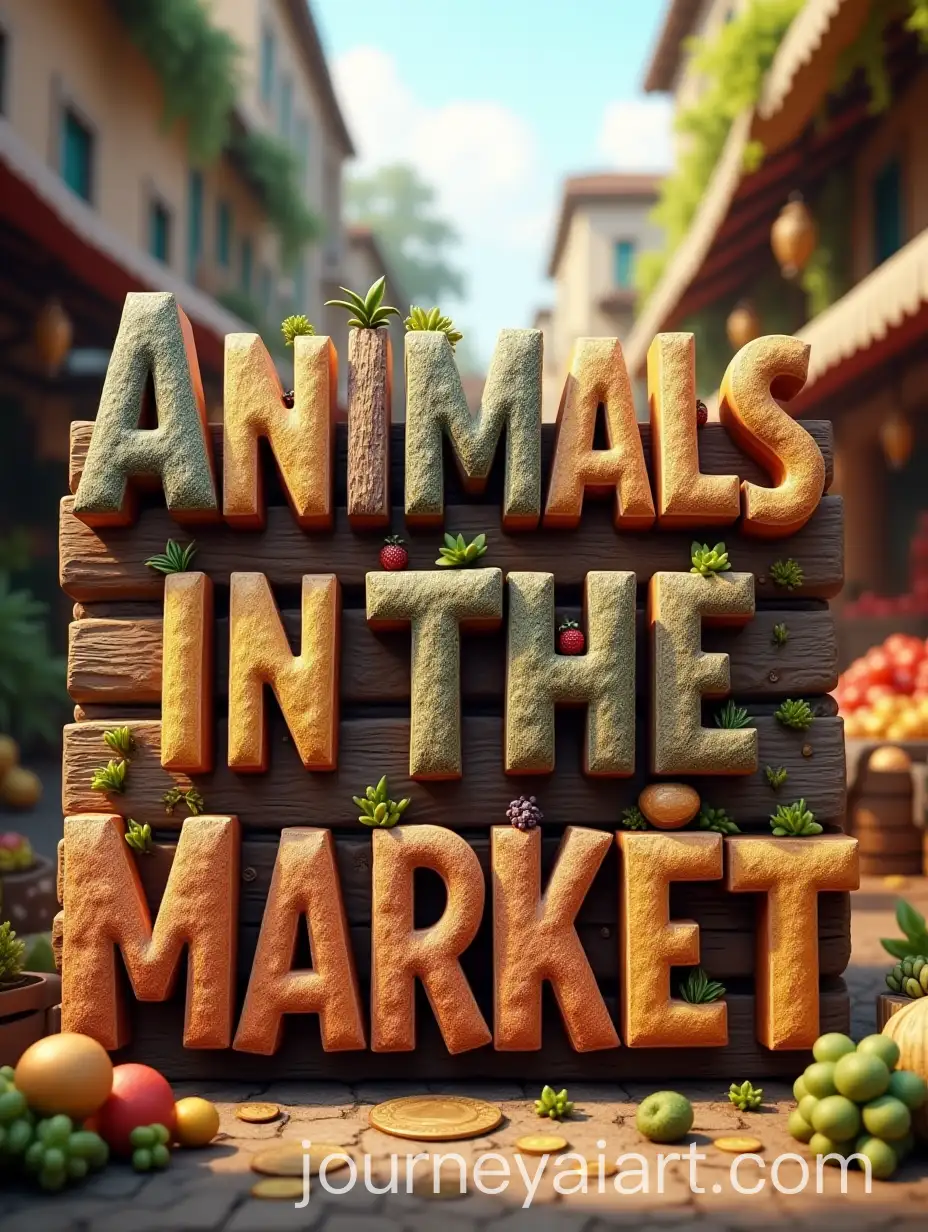 3D-AnimalInspired-Title-Design-for-Animals-In-The-Market-with-Marketplace-Elements