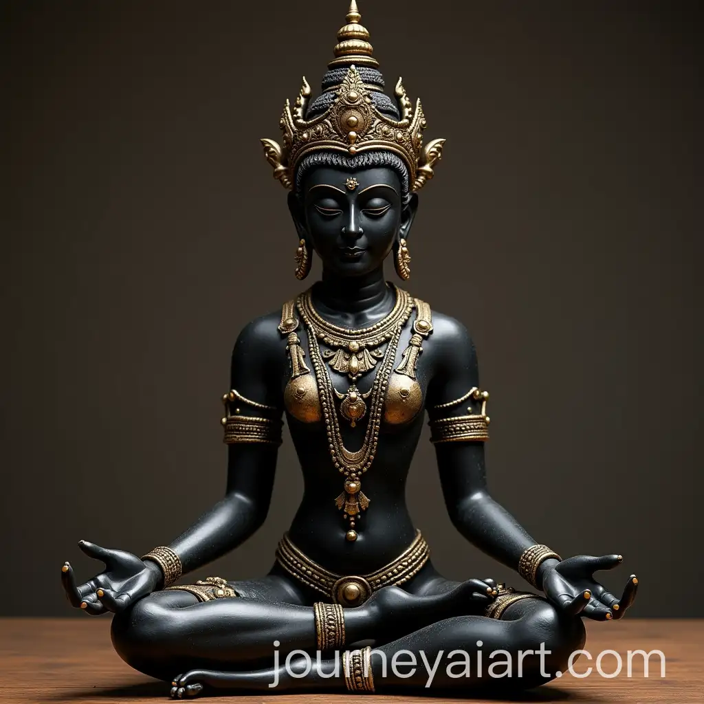 GoddessAI-Image-Prompt-Expansion-Mariamman-in-Lotus-Position-with-Dark-Black-Skin