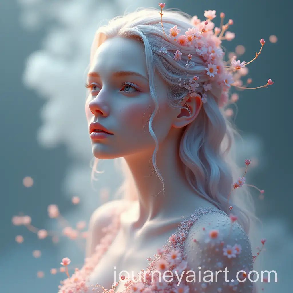 Transparent-Female-Figure-with-Braided-Floral-Hair-and-Dreamy-Ethereal-Background