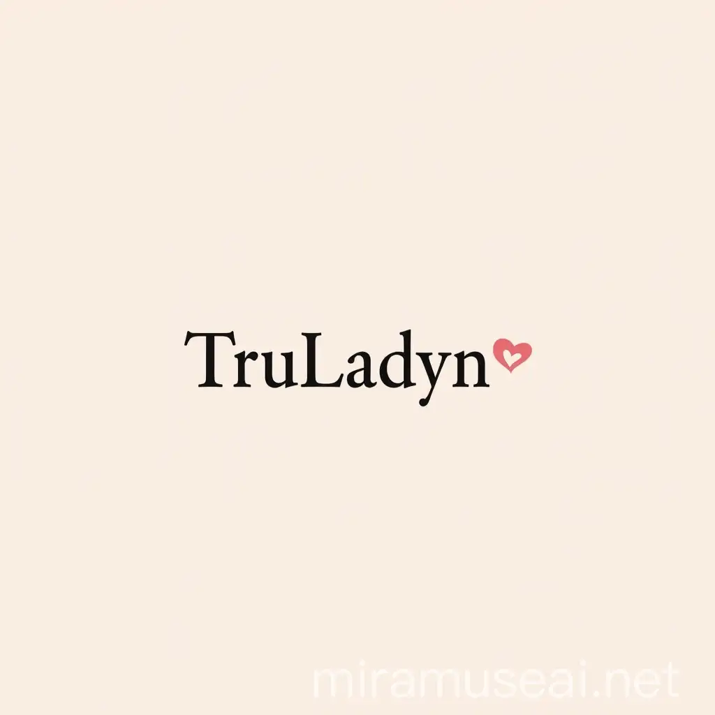 TruLadynn Logo Symbolizing Modest Nobilitys Softness