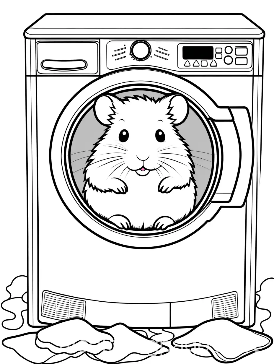 Superpowered-Laundry-Hamster-Coloring-Page