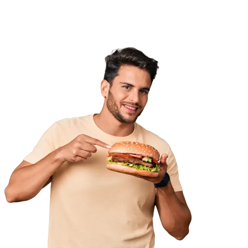 Delicious-PNG-Image-of-a-Man-Eating-a-Burger