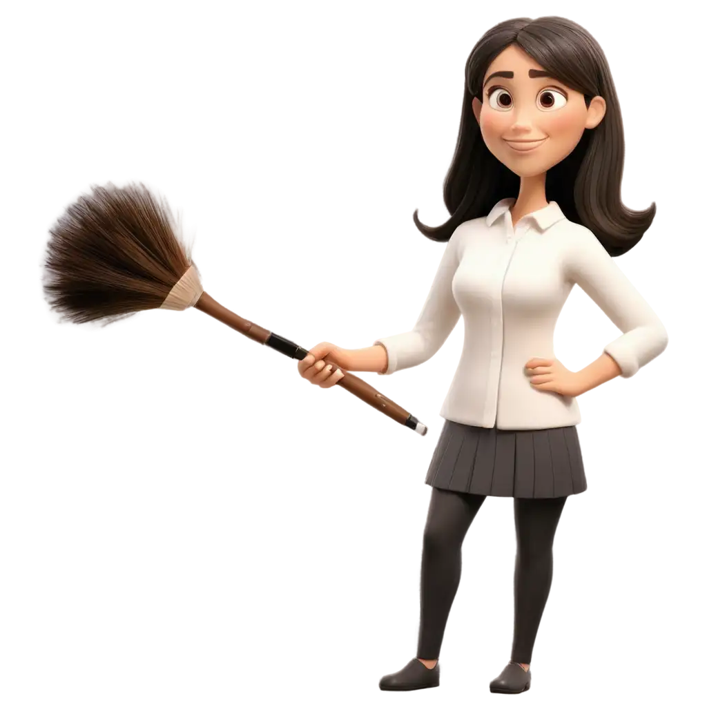 Cartoon-Character-Brush-PNG-Image-Female-Teacher-Design-for-Creative-Projects