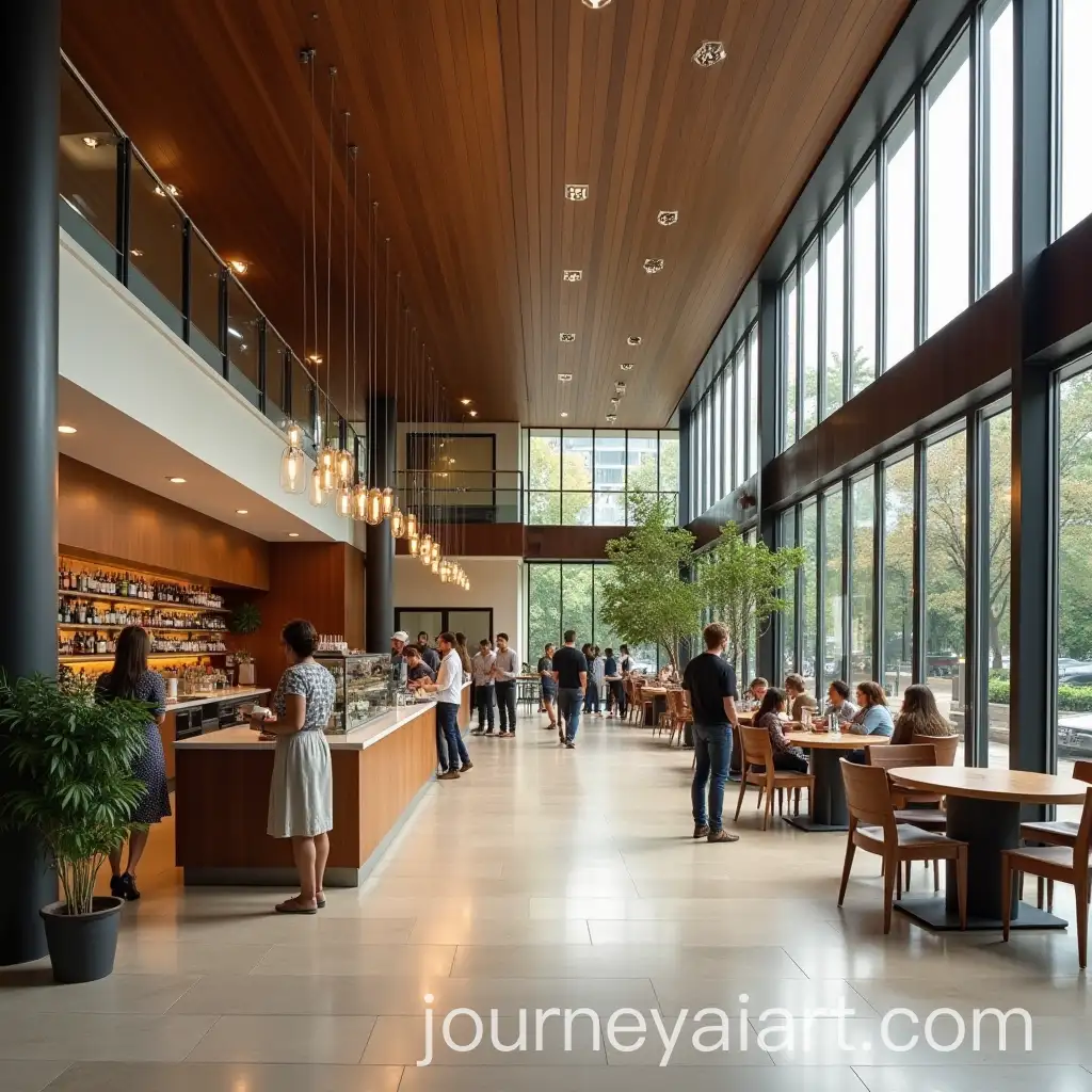 Lobby-with-Coffee-Bar-and-Interactive-People