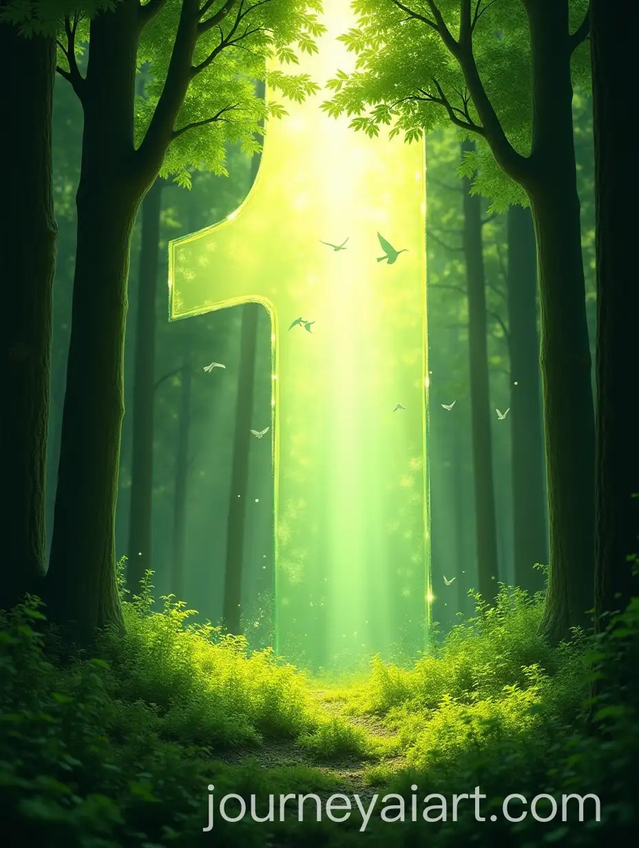 EcoFriendly-Plots-Countdown-in-Lush-Green-ForestAI-Image-Prompt-Expansion-with-Sunlit-Opening