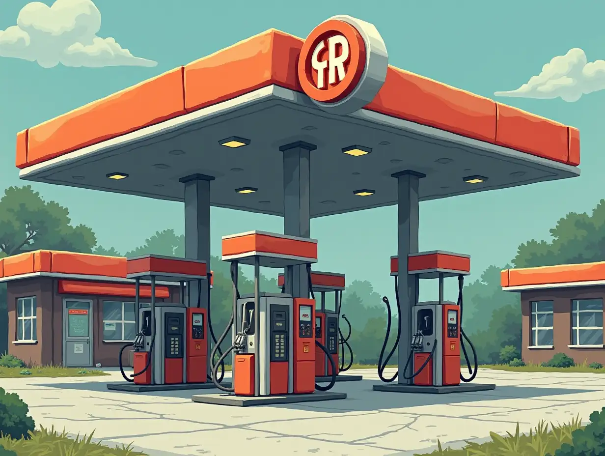 Create a gas station